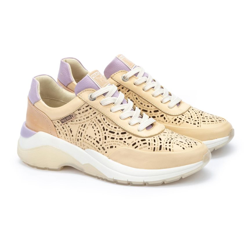 Pikolinos NERJA Scarpe Da Ginnastica Donna Beige | IT 3675T8IN